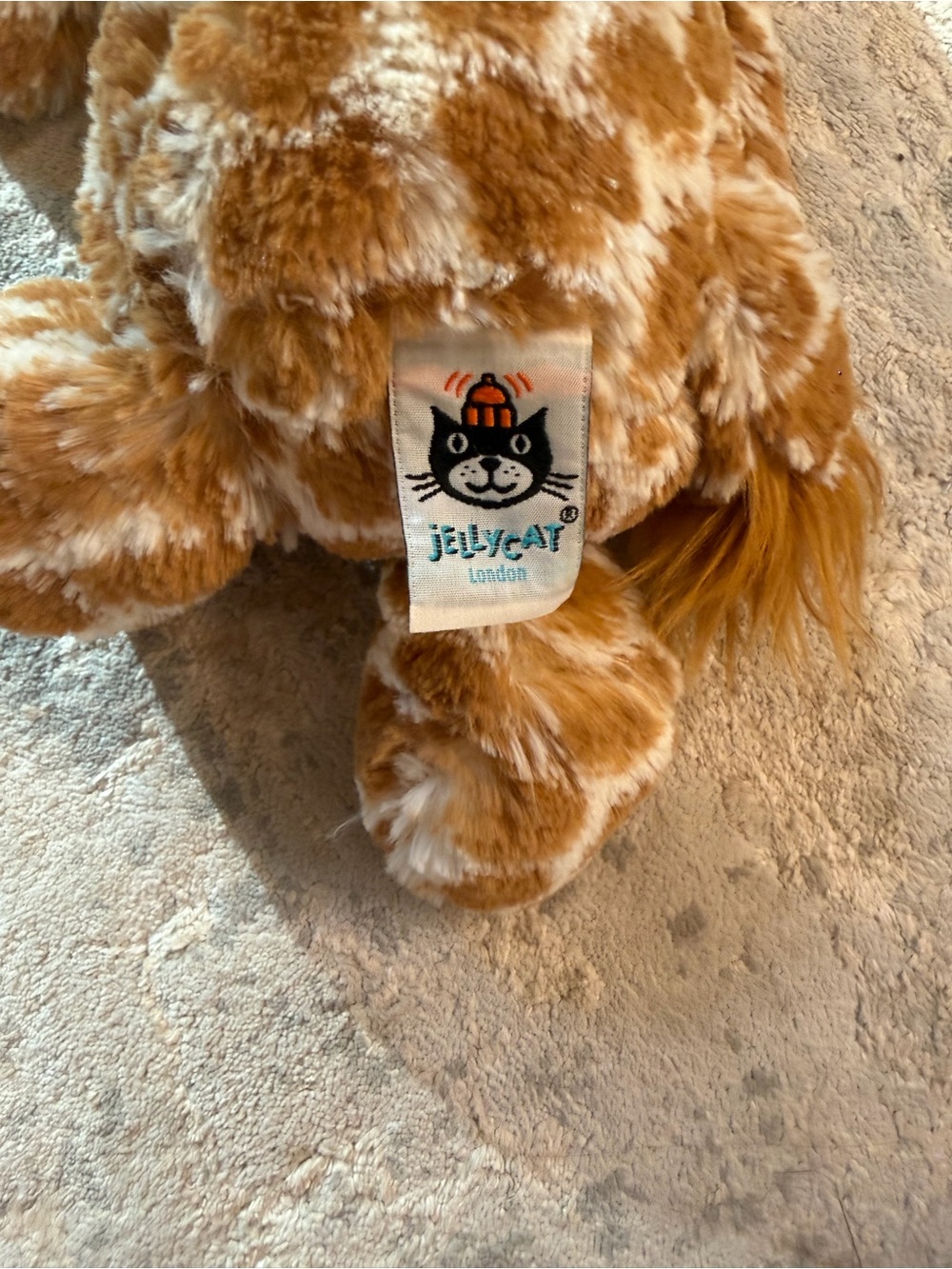 Jellycat Brown & Cream Giraffe Plush - Picture 4 of 4